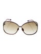 Tom Ford Oversize Gradient Sunglasses