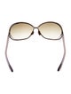Tom Ford Oversize Gradient Sunglasses