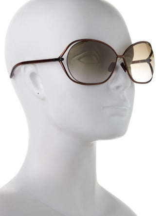 Tom Ford Oversize Gradient Sunglasses