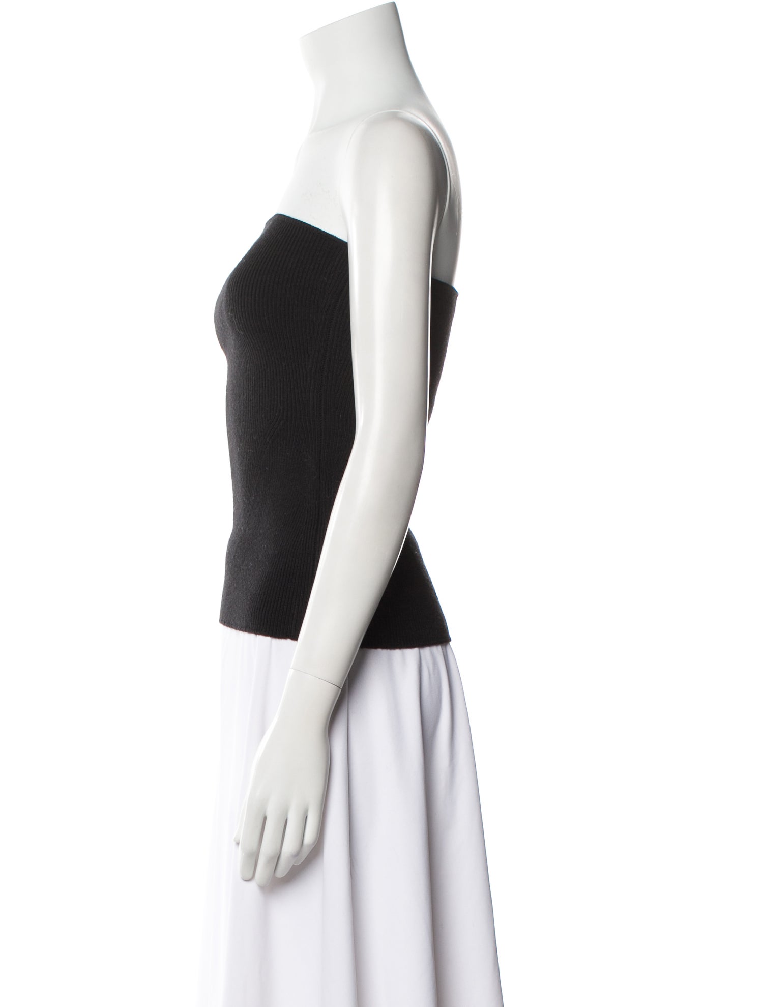Tom Ford Virgin Wool Strapless Crop Top