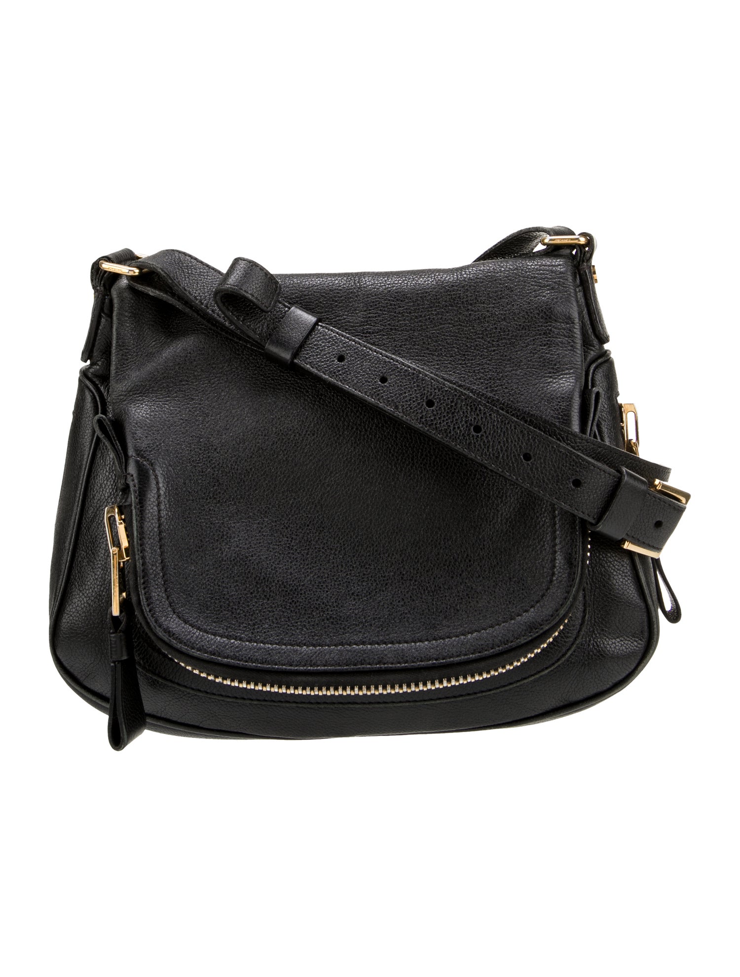 Tom Ford Leather Messenger Bag