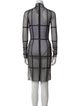 Tom Ford Mock Neck Knee-Length Dress