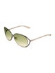 Tom Ford Round Gradient Sunglasses