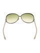 Tom Ford Round Gradient Sunglasses