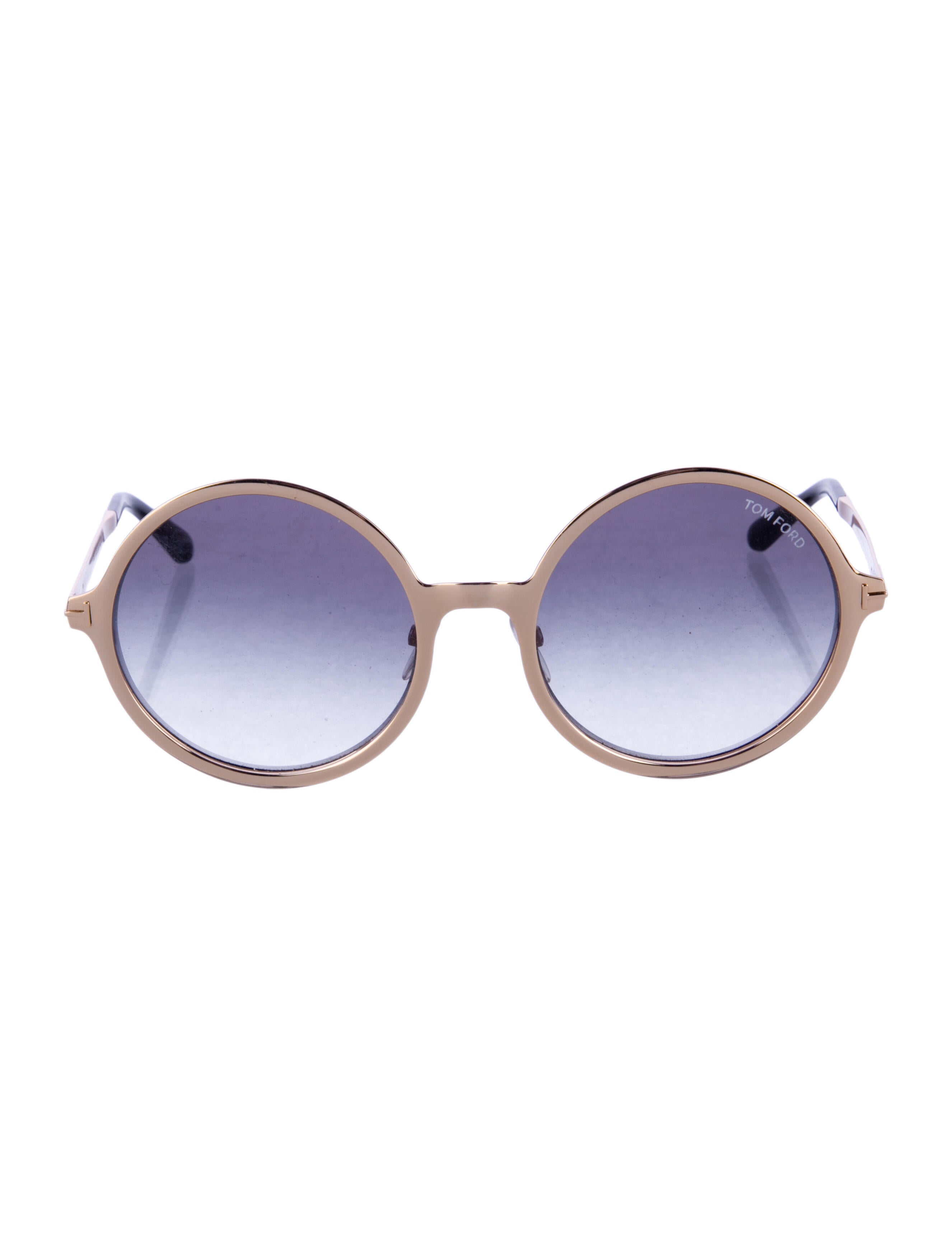 Tom Ford Round Gradient Sunglasses