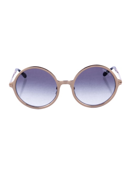 Tom Ford Round Gradient Sunglasses