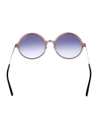 Tom Ford Round Gradient Sunglasses