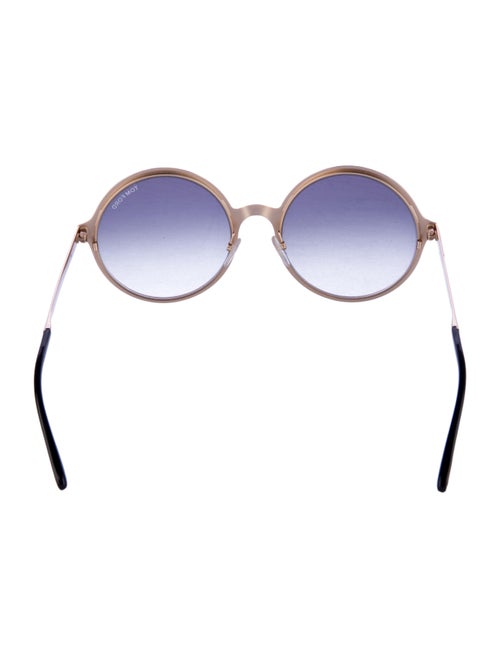 Tom Ford Round Gradient Sunglasses