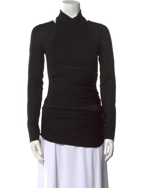 Tom Ford Mock Neck Long Sleeve Top