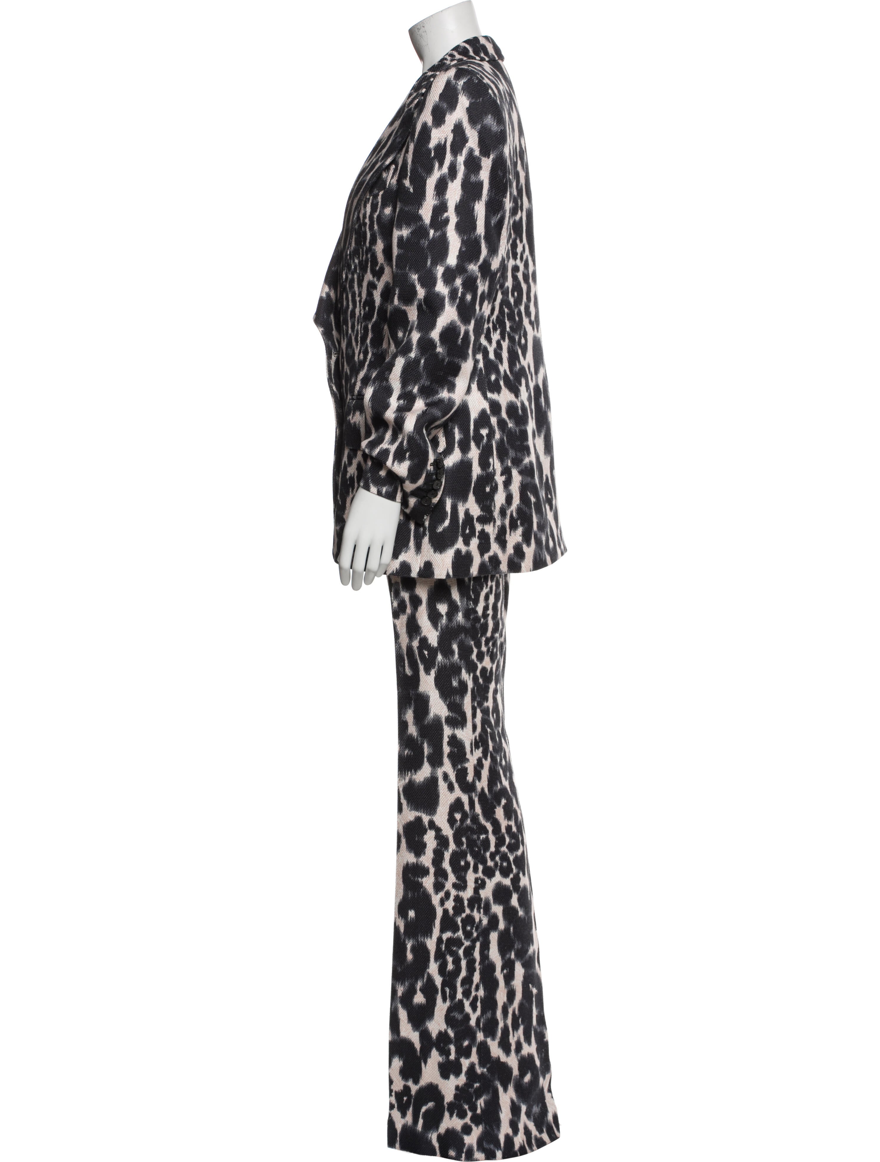 Tom Ford Silk Animal Print Pant Set w/ Tags