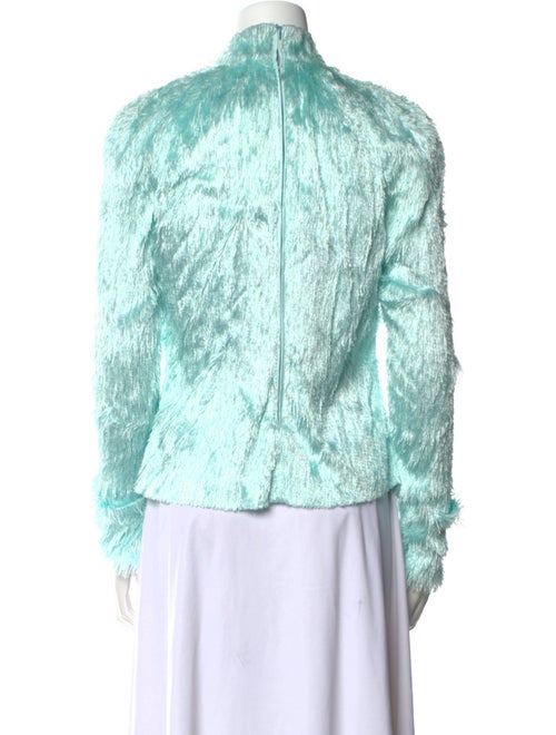 Tom Ford Mock Neck Long Sleeve Blouse