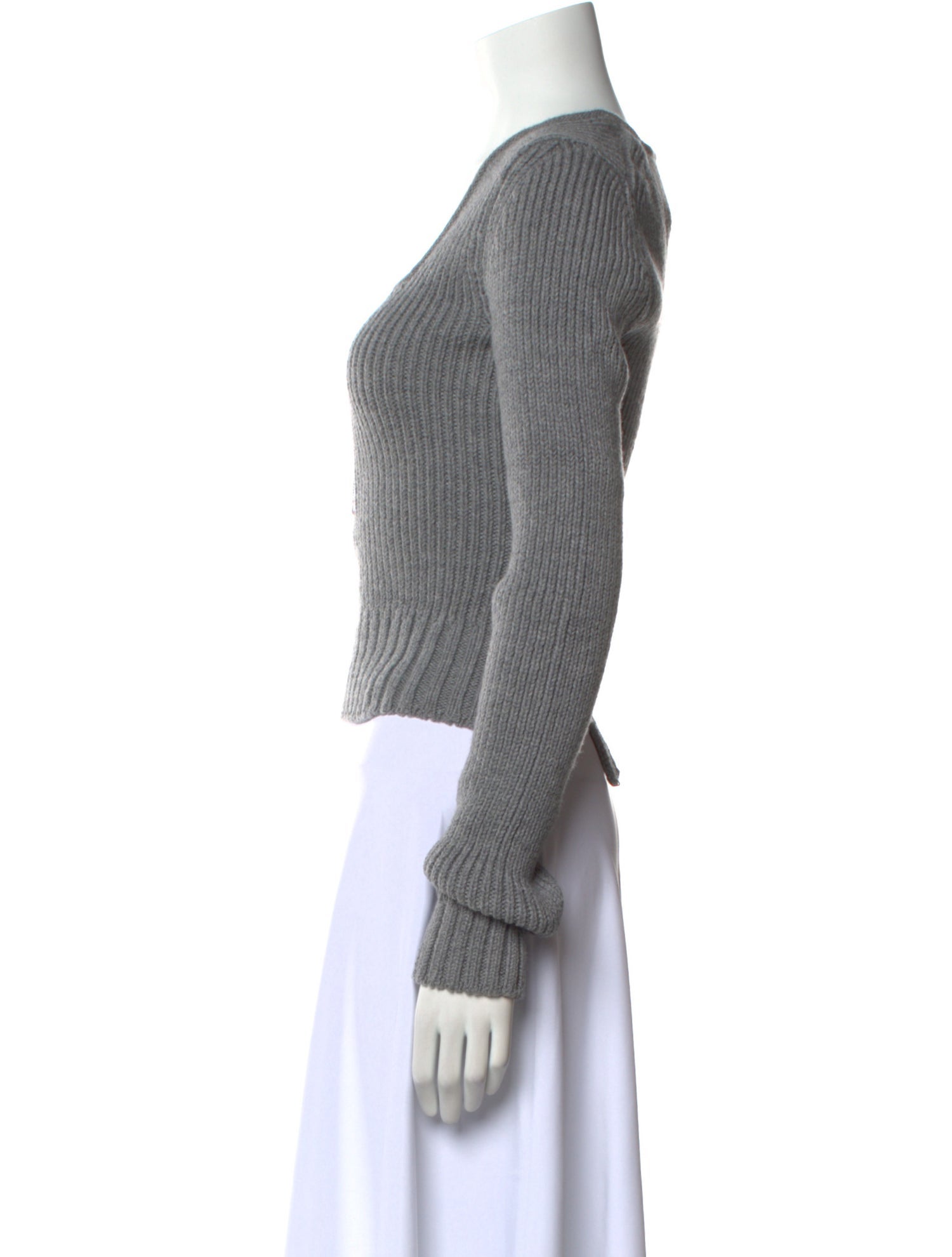 Tom Ford Striped Scoop Neck Sweater