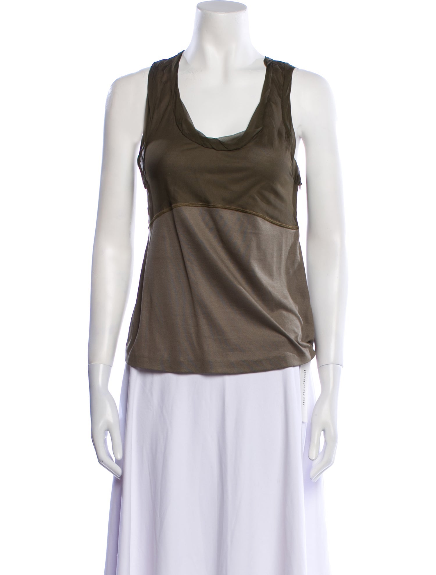 Tom Ford Silk Cowl Neck Top