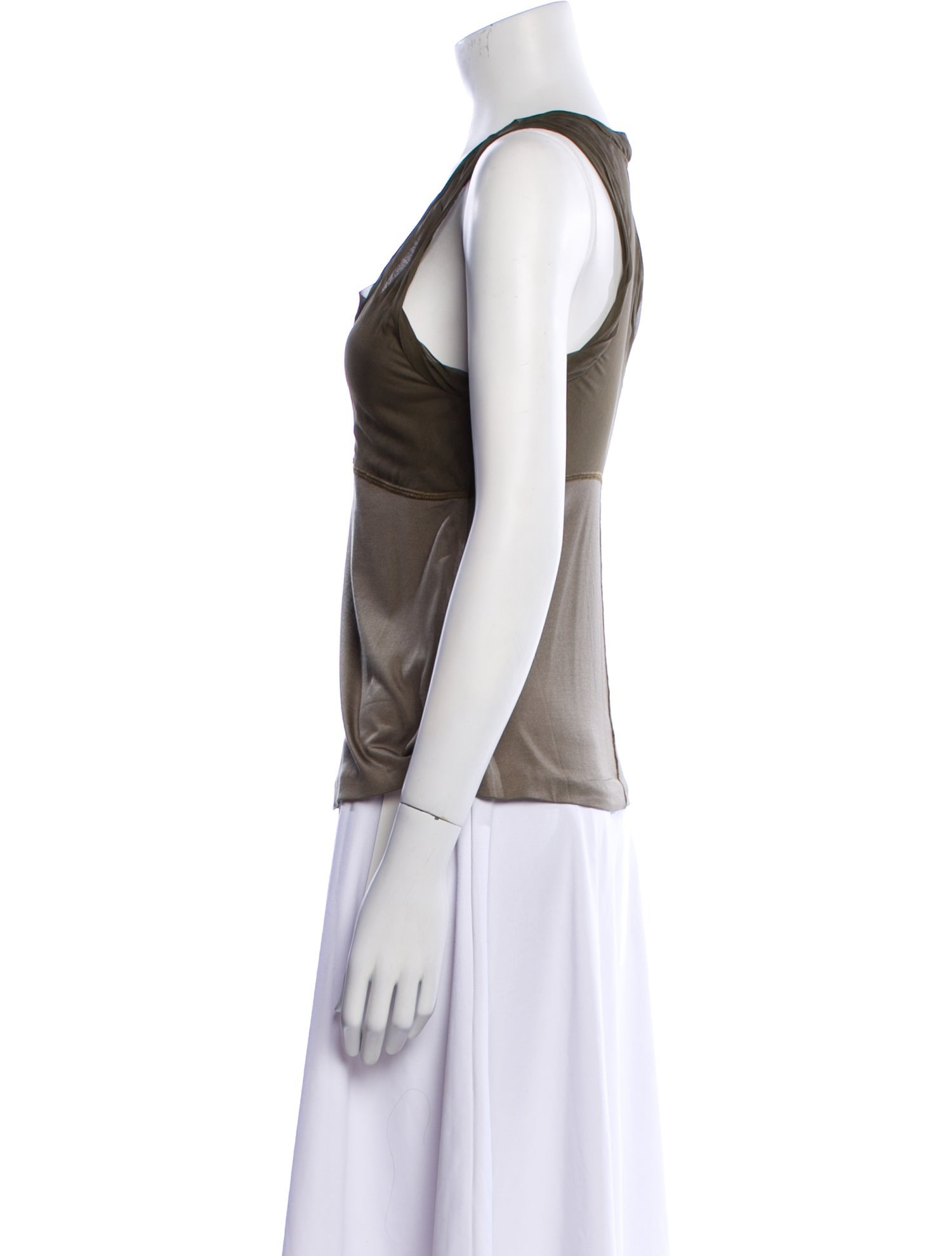 Tom Ford Silk Cowl Neck Top