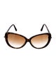 Tom Ford Oversize Gradient Sunglasses