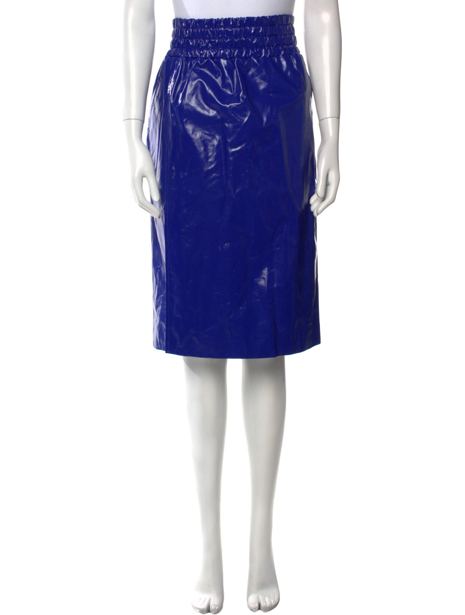 Tom Ford Calf Leather Knee-Length Skirt w/ Tags