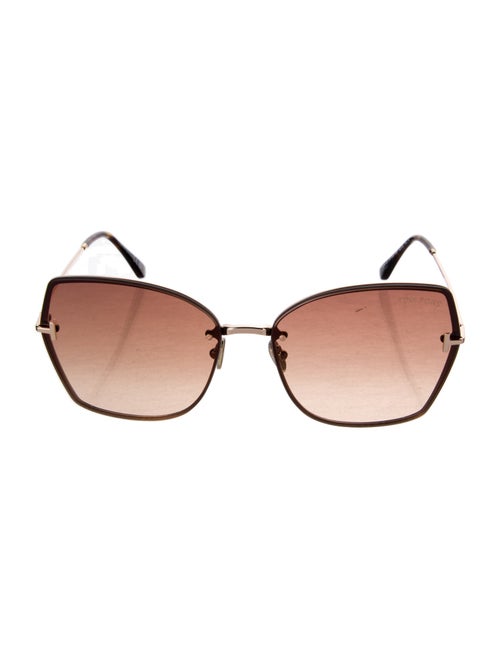 Tom Ford Nickie-02 Oversize Sunglasses