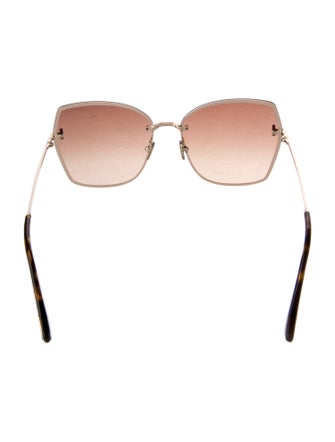 Tom Ford Nickie-02 Oversize Sunglasses