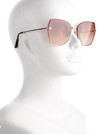 Tom Ford Nickie-02 Oversize Sunglasses
