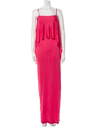 Tom Ford Square Neckline Long Dress