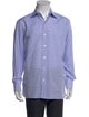 Tom Ford Plaid Print Long Sleeve Dress Shirt