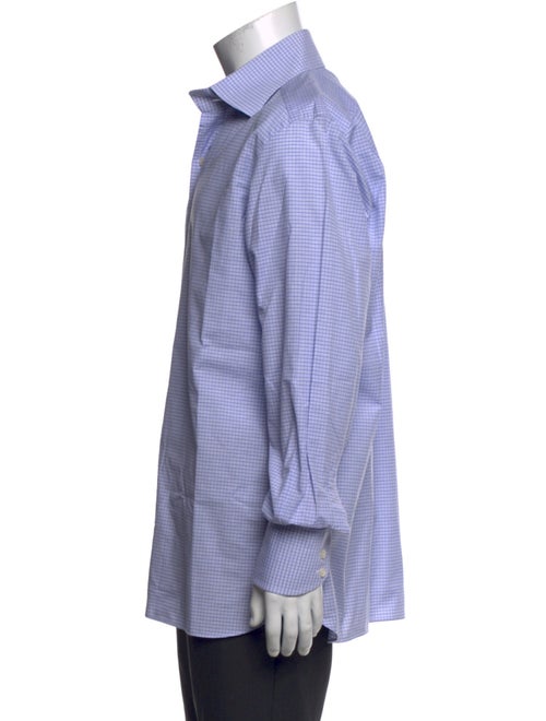 Tom Ford Plaid Print Long Sleeve Dress Shirt