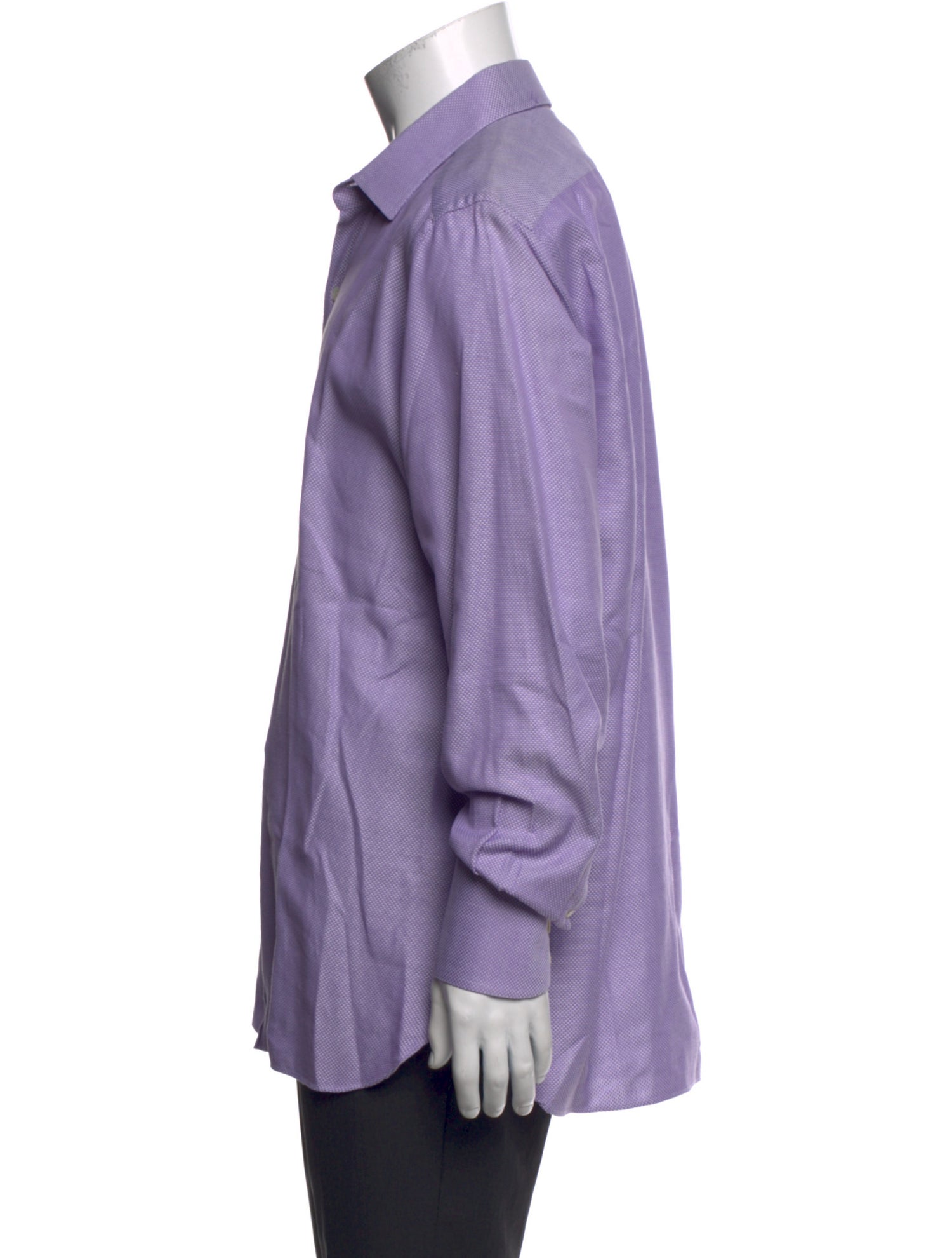 Tom Ford Plaid Print Long Sleeve Dress Shirt