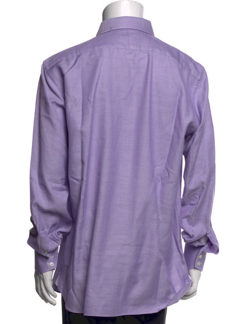 Tom Ford Plaid Print Long Sleeve Dress Shirt