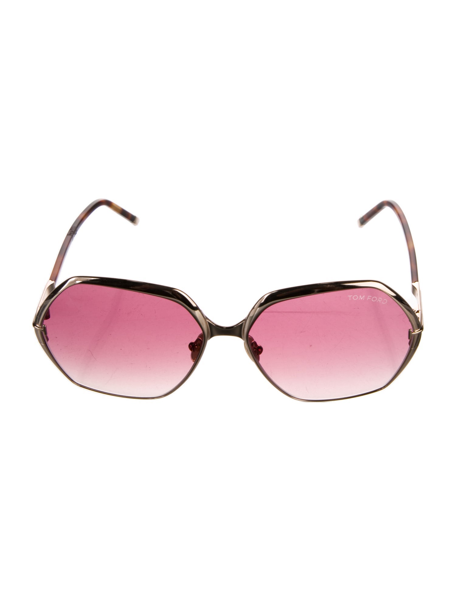 Tom Ford Oversize Gradient Sunglasses
