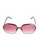 Tom Ford Oversize Gradient Sunglasses