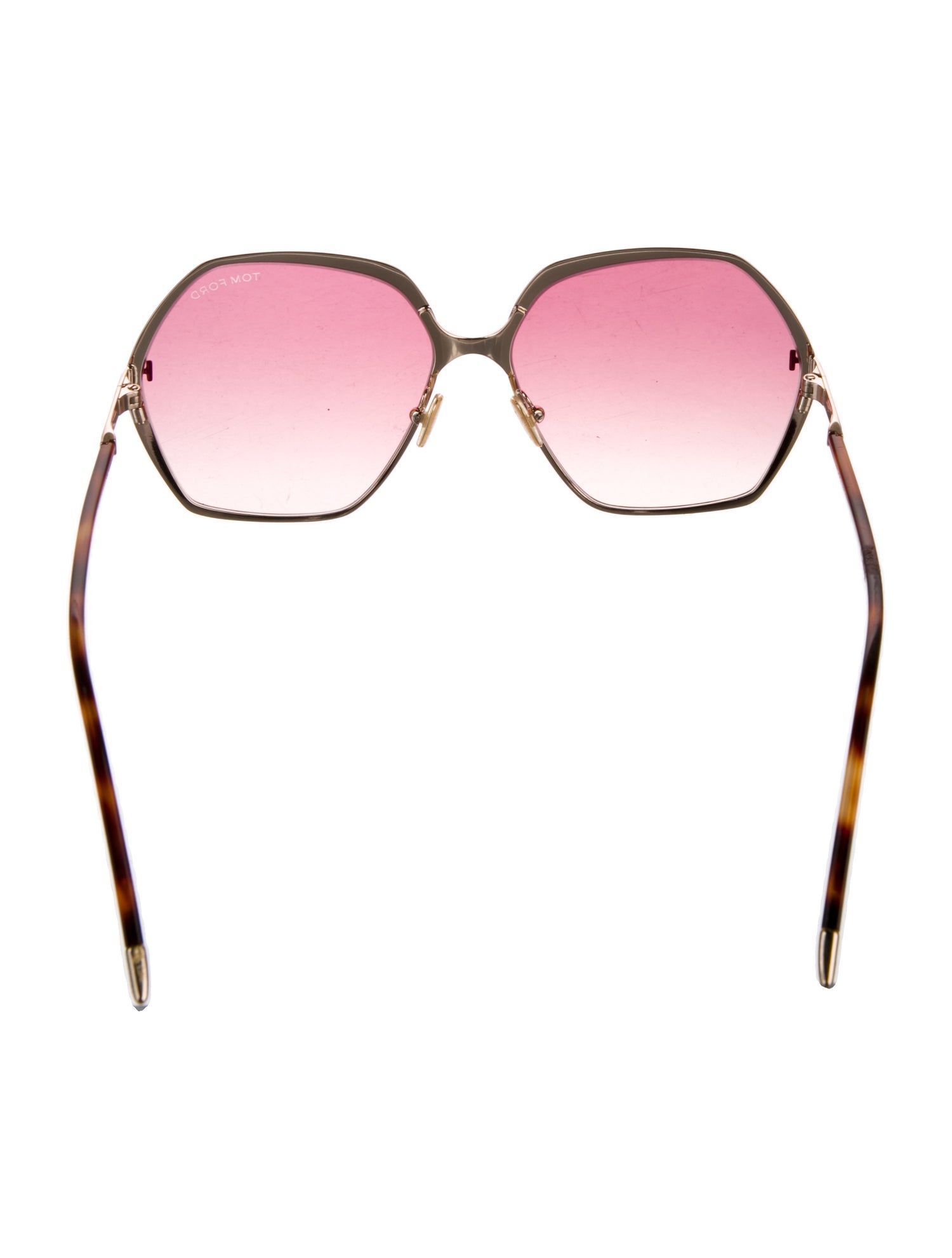 Tom Ford Oversize Gradient Sunglasses