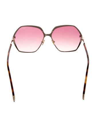 Tom Ford Oversize Gradient Sunglasses