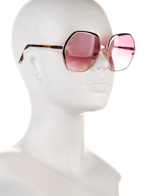 Tom Ford Oversize Gradient Sunglasses