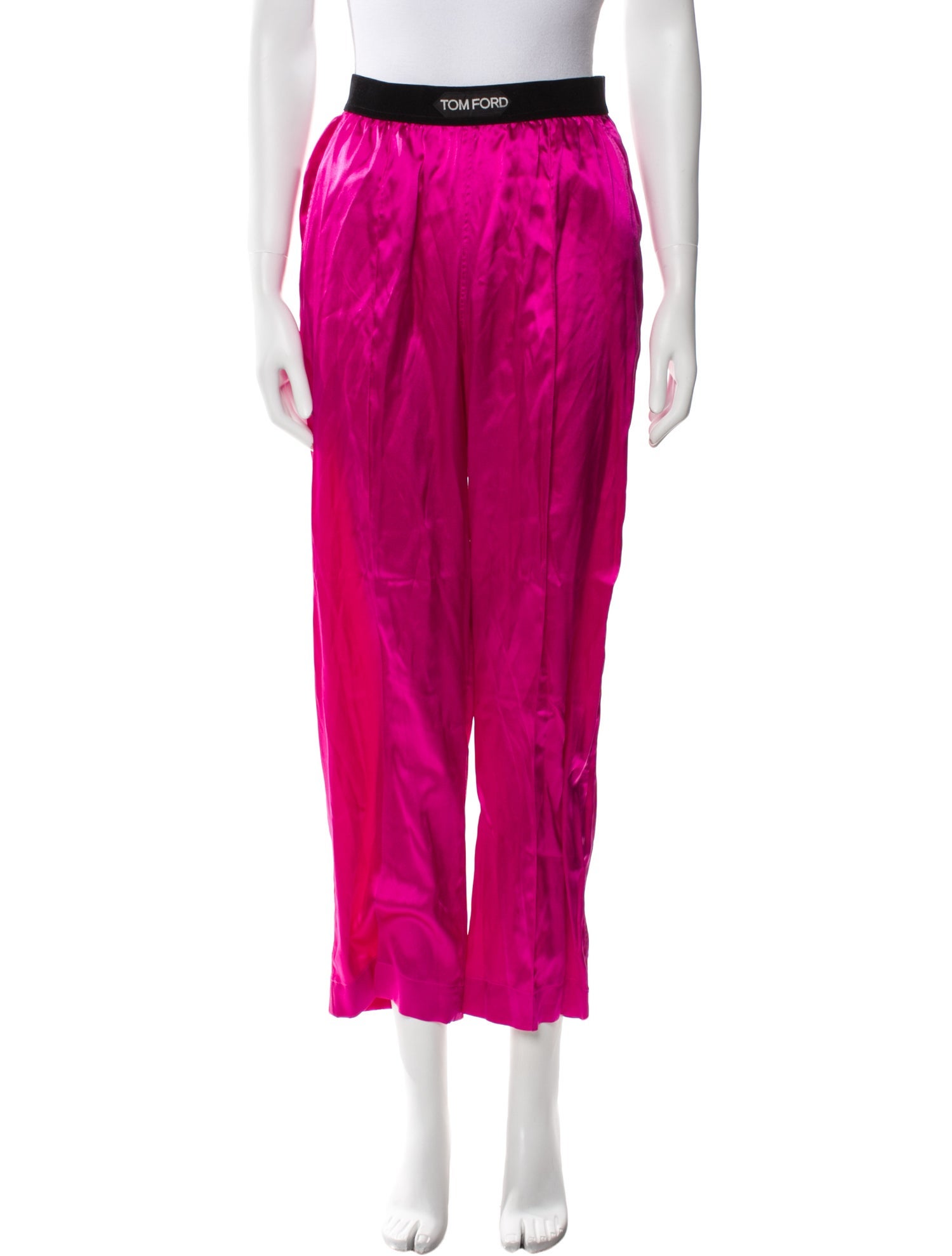 Tom Ford Silk Straight Leg Pants