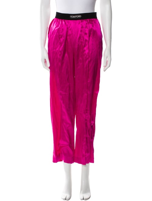 Tom Ford Silk Straight Leg Pants
