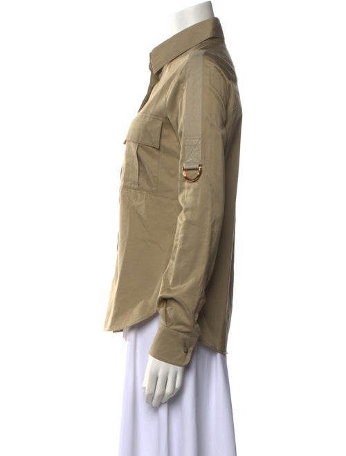 Tom Ford Long Sleeve Button-Up Top