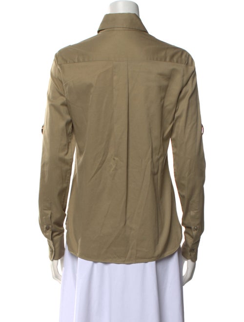 Tom Ford Long Sleeve Button-Up Top