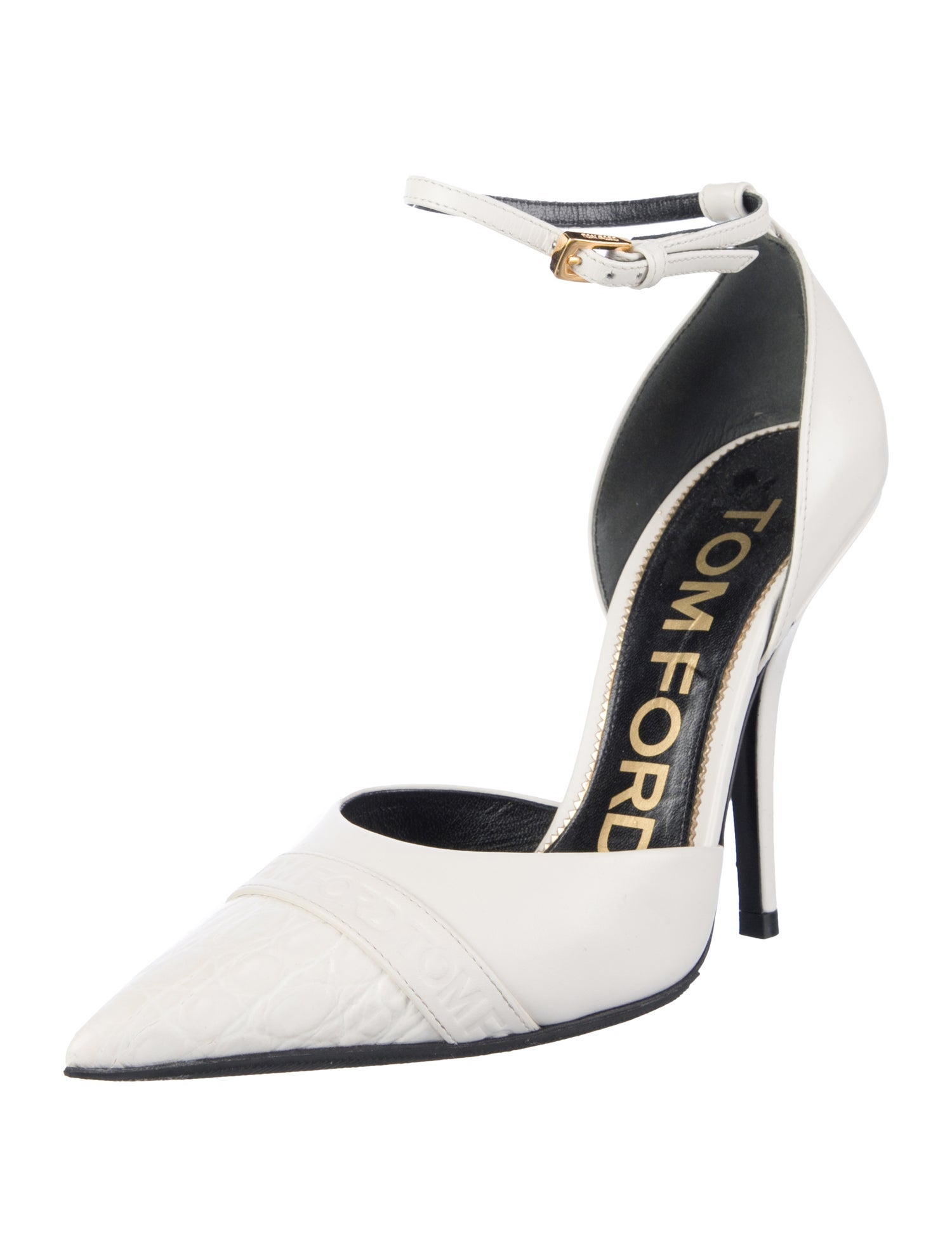Tom Ford Leather D'Orsay Pumps
