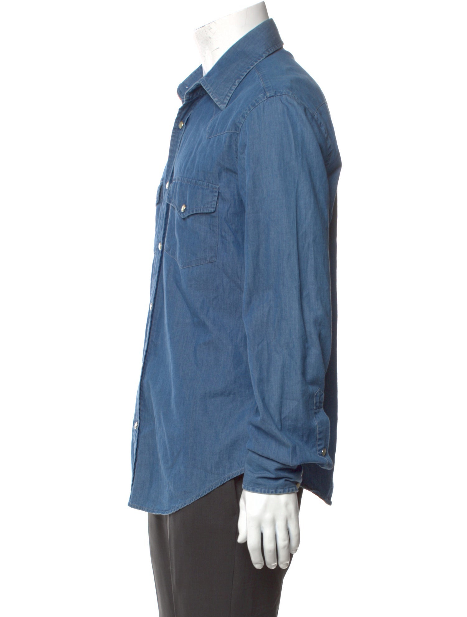 Tom Ford Long Sleeve Denim Shirt