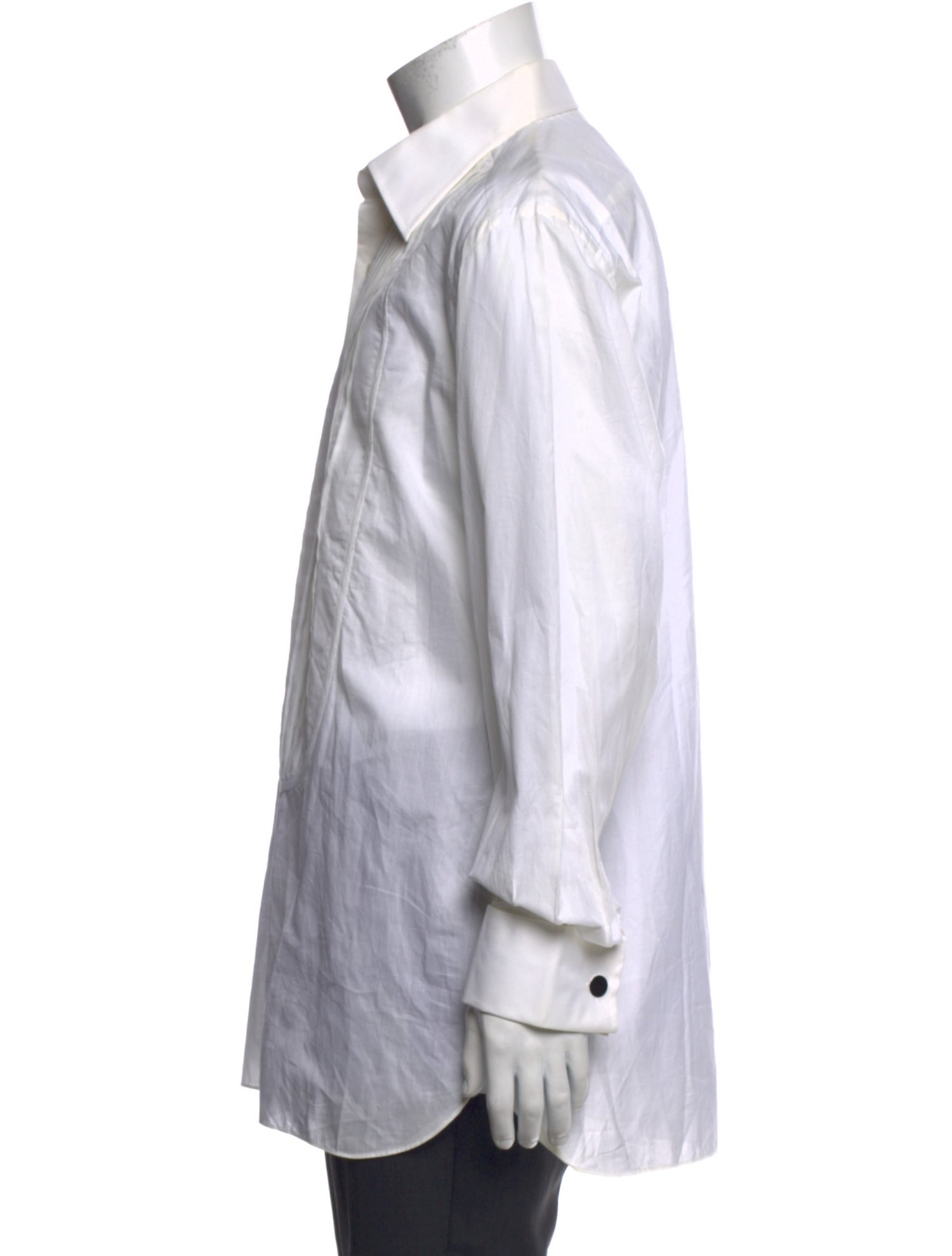 Tom Ford Striped Long Sleeve Tuxedo Shirt