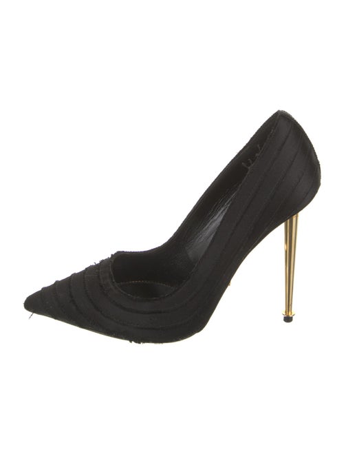 Tom Ford Satin Raw-Edge Trim Pumps