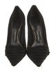 Tom Ford Satin Raw-Edge Trim Pumps
