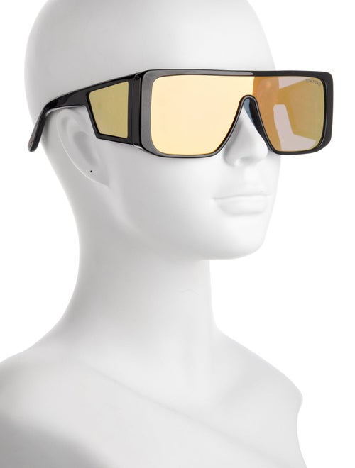 Tom Ford Shield Mirrored Sunglasses