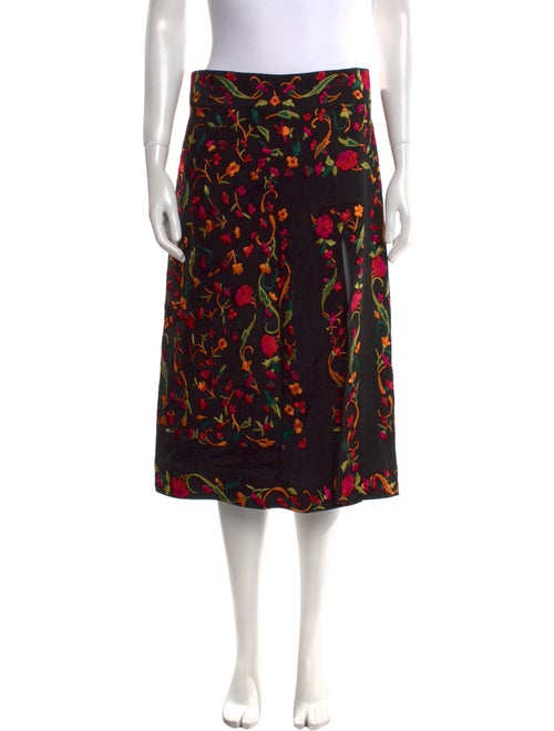 Tom Ford Lamb Leather Knee-Length Skirt