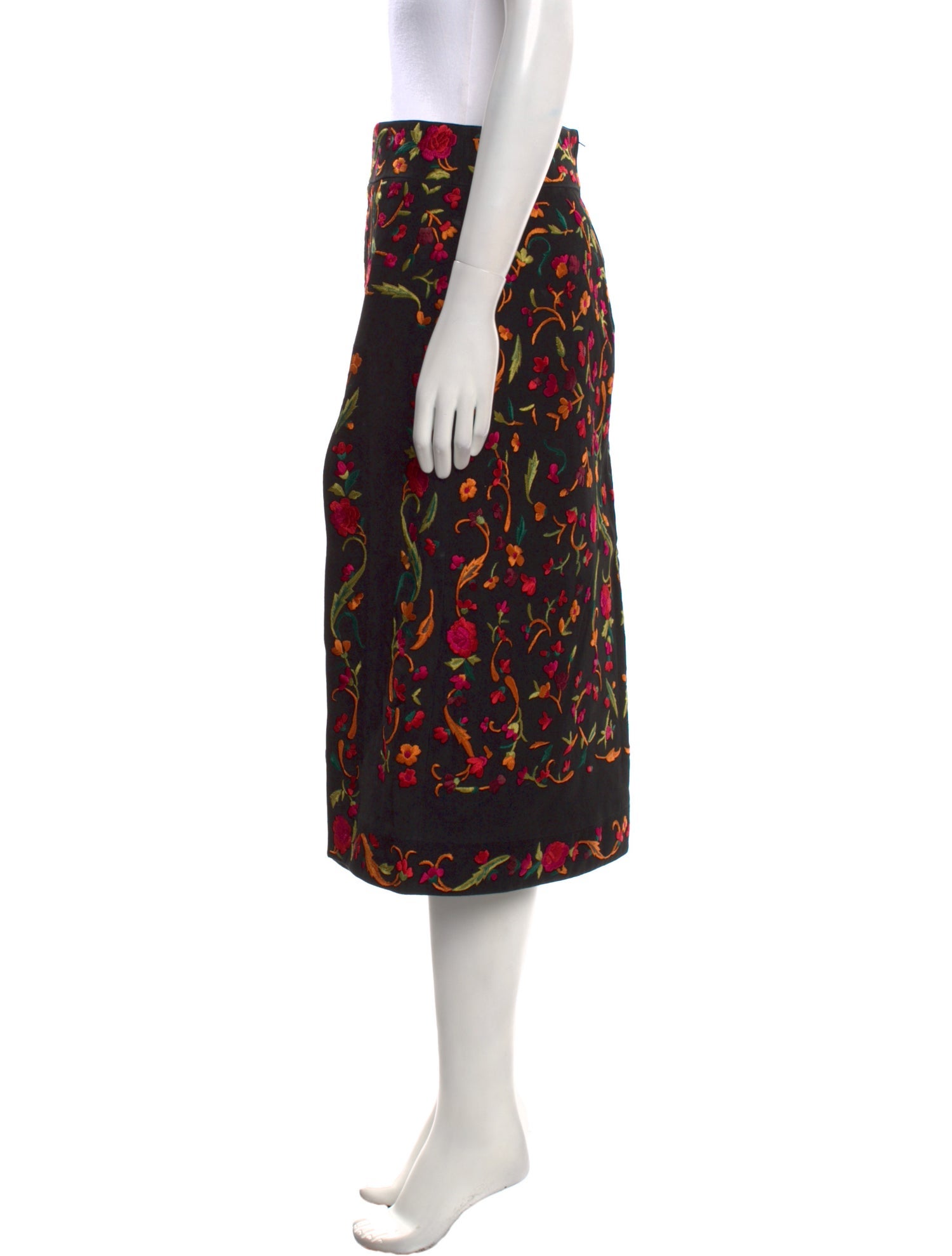 Tom Ford Lamb Leather Knee-Length Skirt