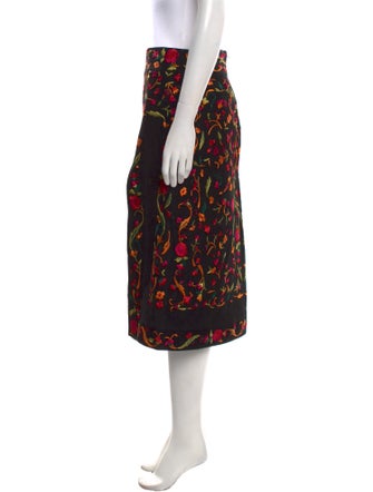 Tom Ford Lamb Leather Knee-Length Skirt