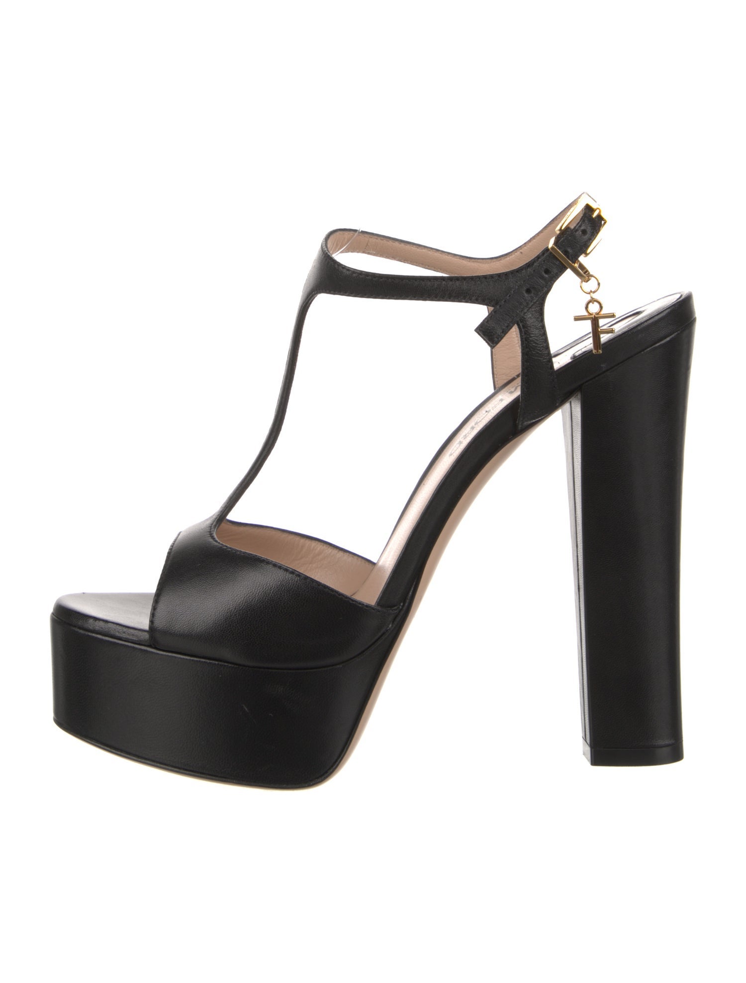 Tom Ford Leather T-Strap Pumps
