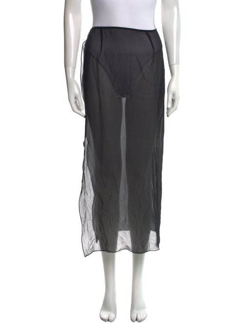 Tom Ford Silk Midi Length Skirt