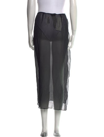 Tom Ford Silk Midi Length Skirt