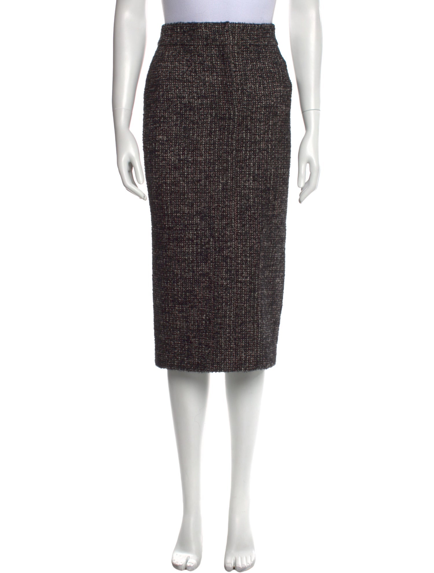 Tom Ford Virgin Wool Midi Length Skirt w/ Tags